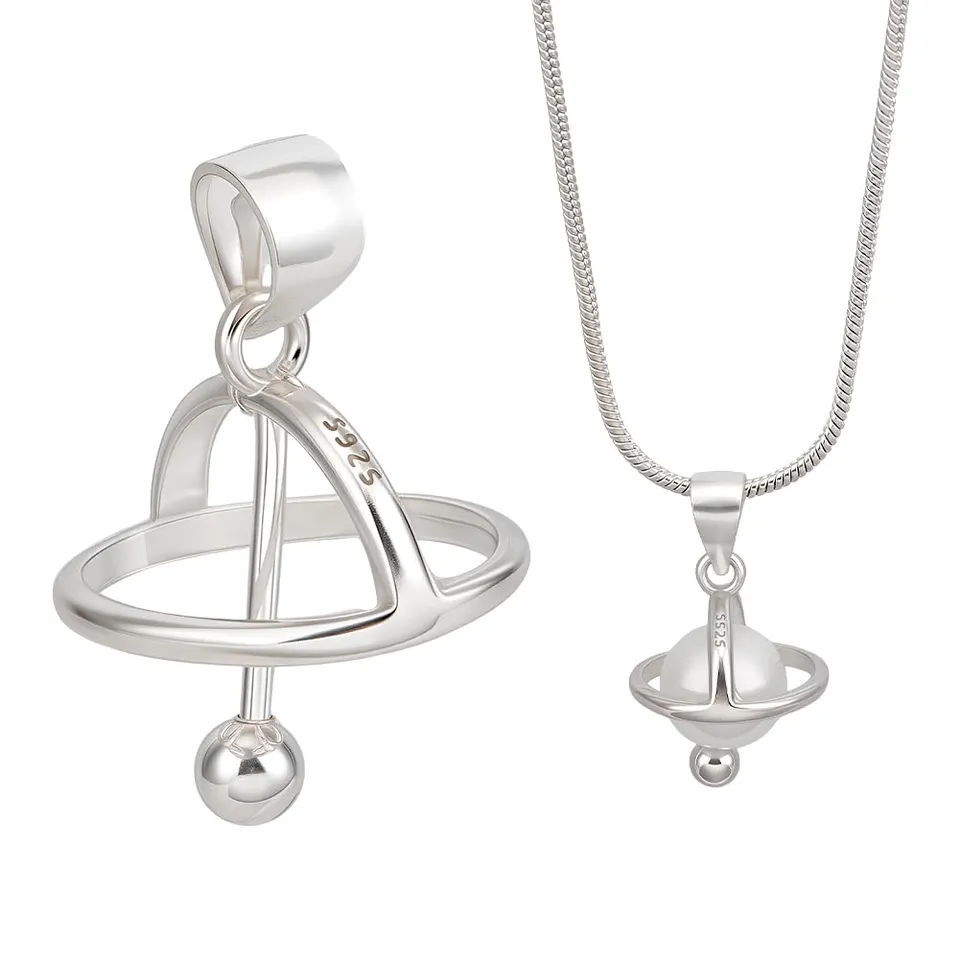 BENECREAT pendentif parapluie perle argent 925 15mm