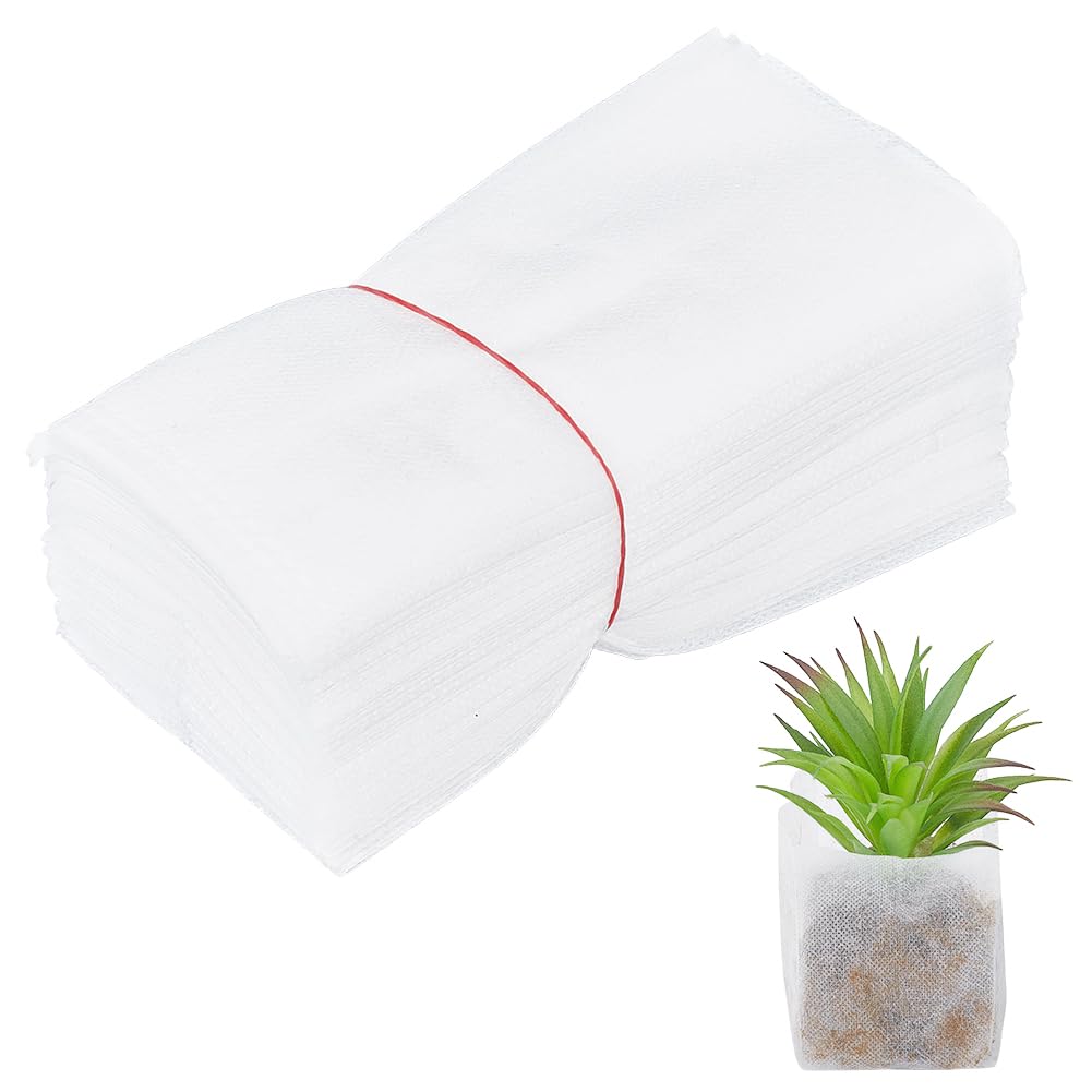 BENECREAT Sachets Pépinière Non Tissé 200x95 mm x300