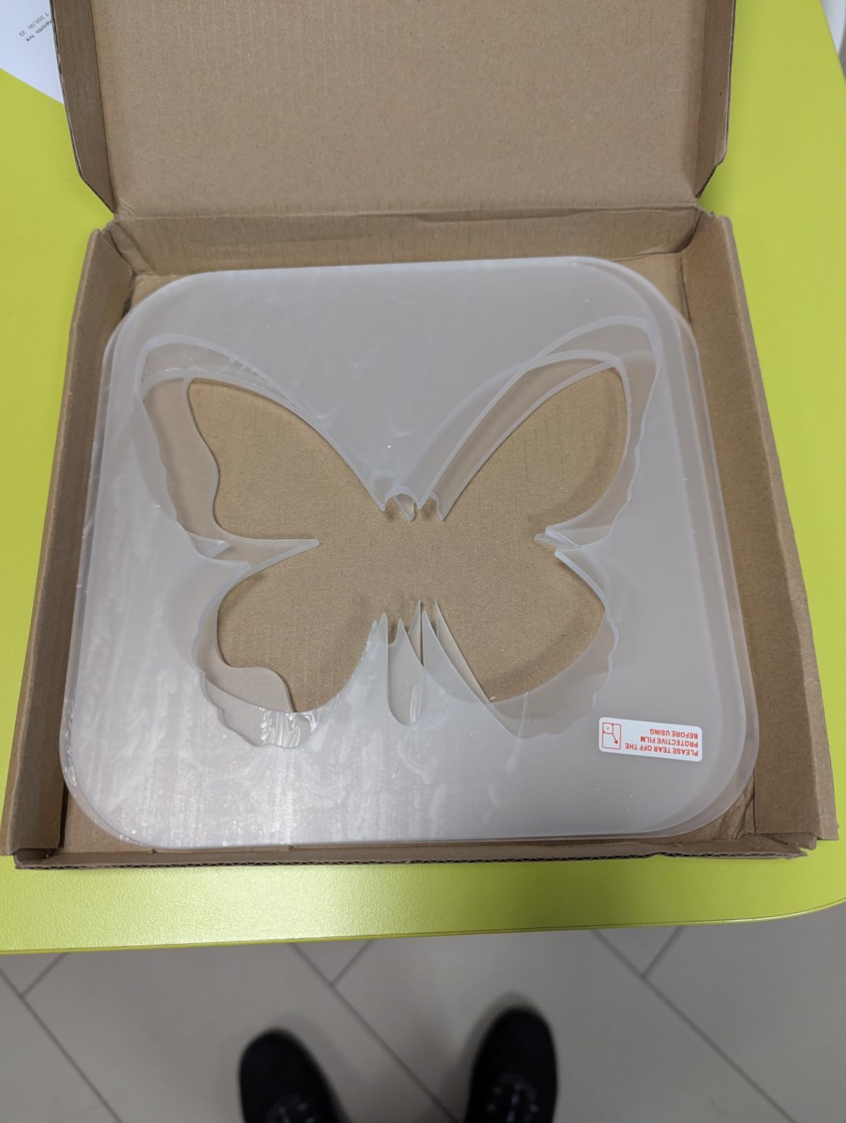 BENECREAT papillon gabarits routeur acrylique 200mm lot 3