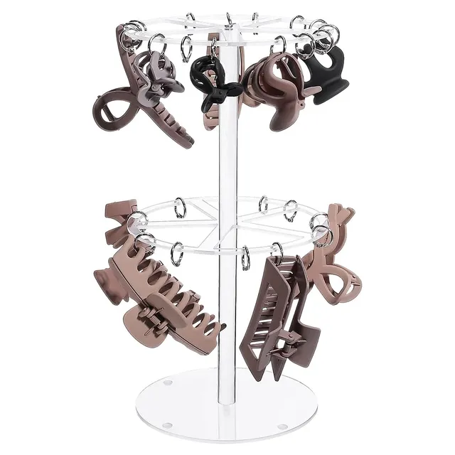 BENECREAT Organisateur Pinces Cheveux Acrylique 2 Niveaux