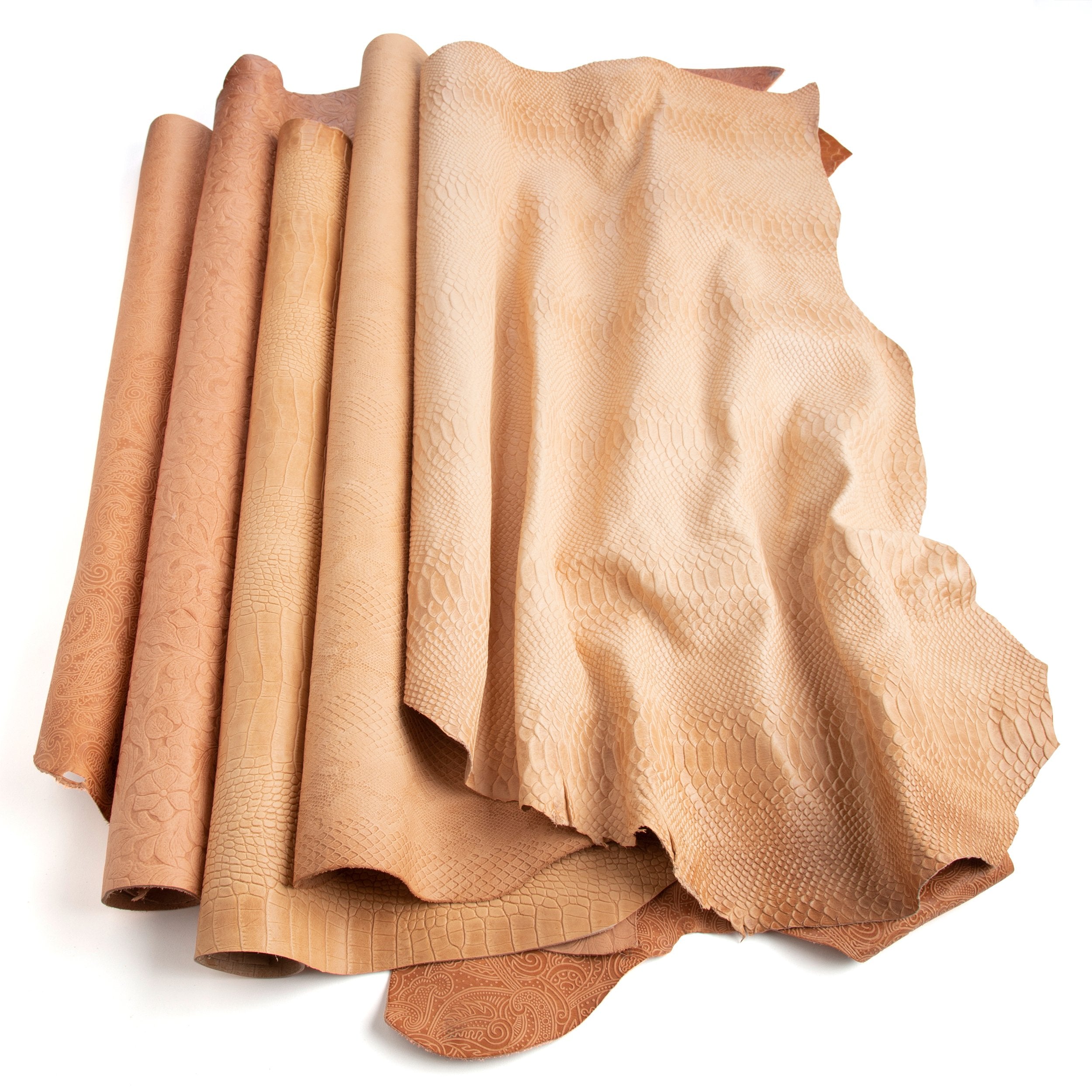 Tandy Leather épaule cuir veg-tan relief naturel 3-4 oz