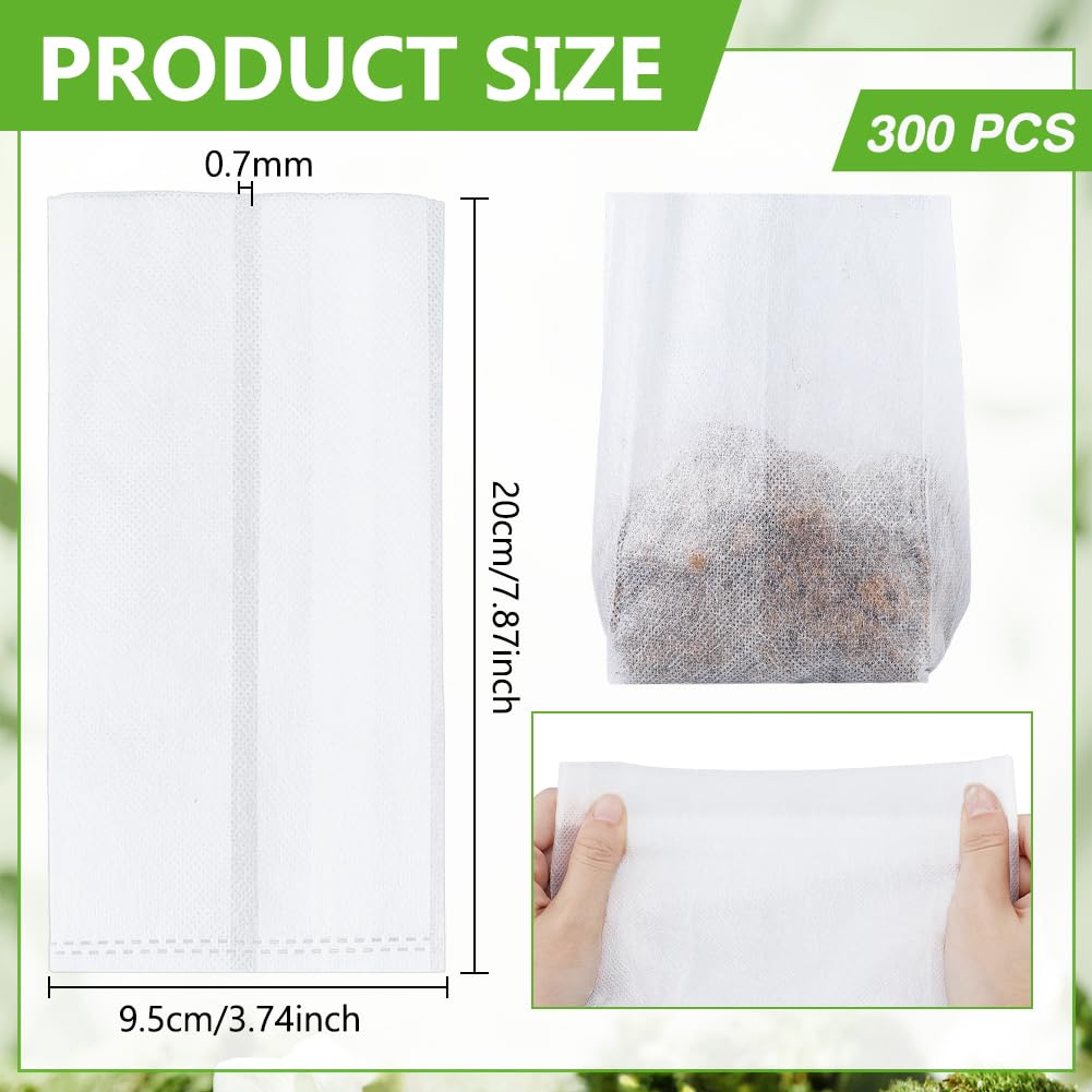 BENECREAT Sachets Pépinière Non Tissé 200x95 mm x300
