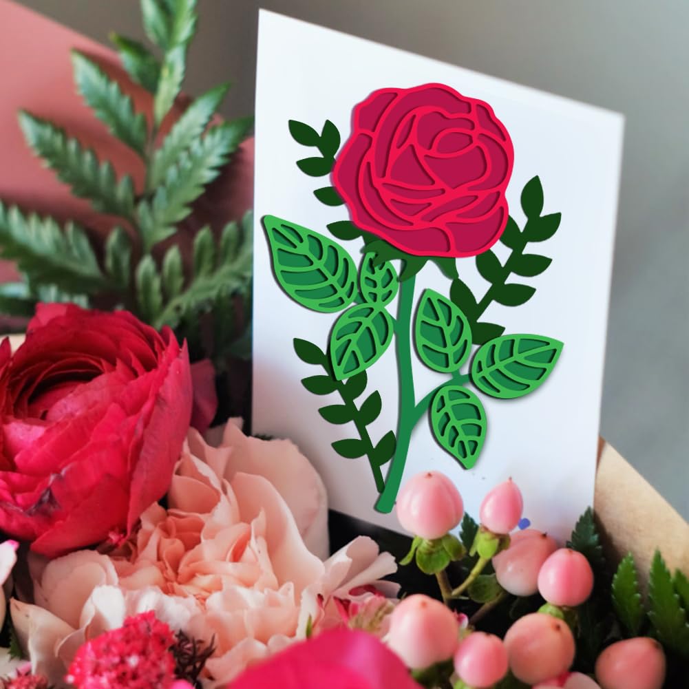 BENECREAT Matrice Découpe Métal Bouquet Roses Scrapbooking
