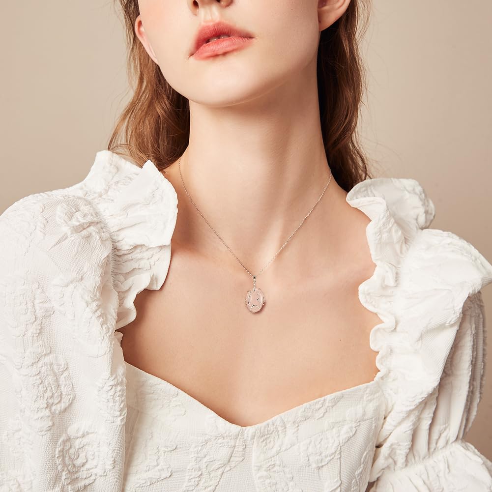 BENECREAT Support Pendentif Argent 925 Griffe Irrégulier