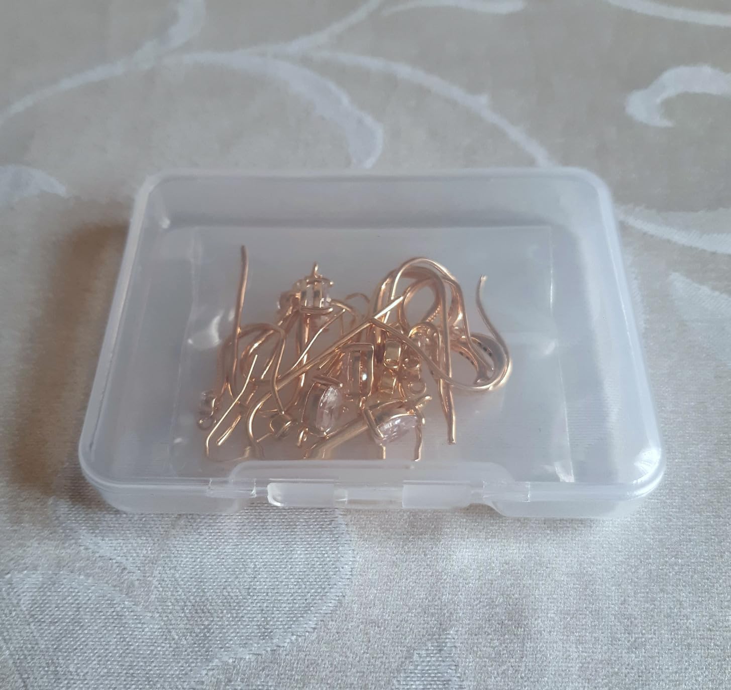 BENECREAT Crochets Boucles d'Oreilles Plaqué Or 18K 16 pcs