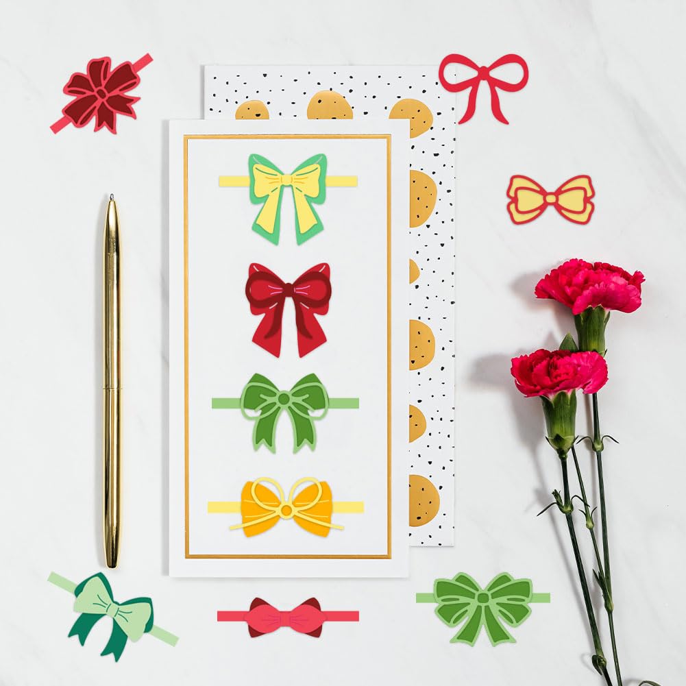 BENECREAT Dies Nœud Papillon 13 Pcs Scrapbooking