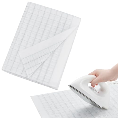 BENECREAT Entoilage Thermocollant Grille 2,5cm 3,7x1,2m Blanc