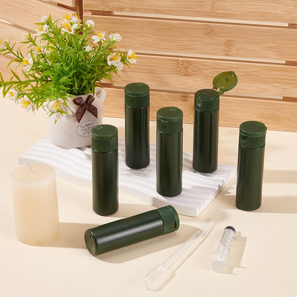 BENECREAT Flacons Voyage 50ml Vert Foncé x8 + accessoires