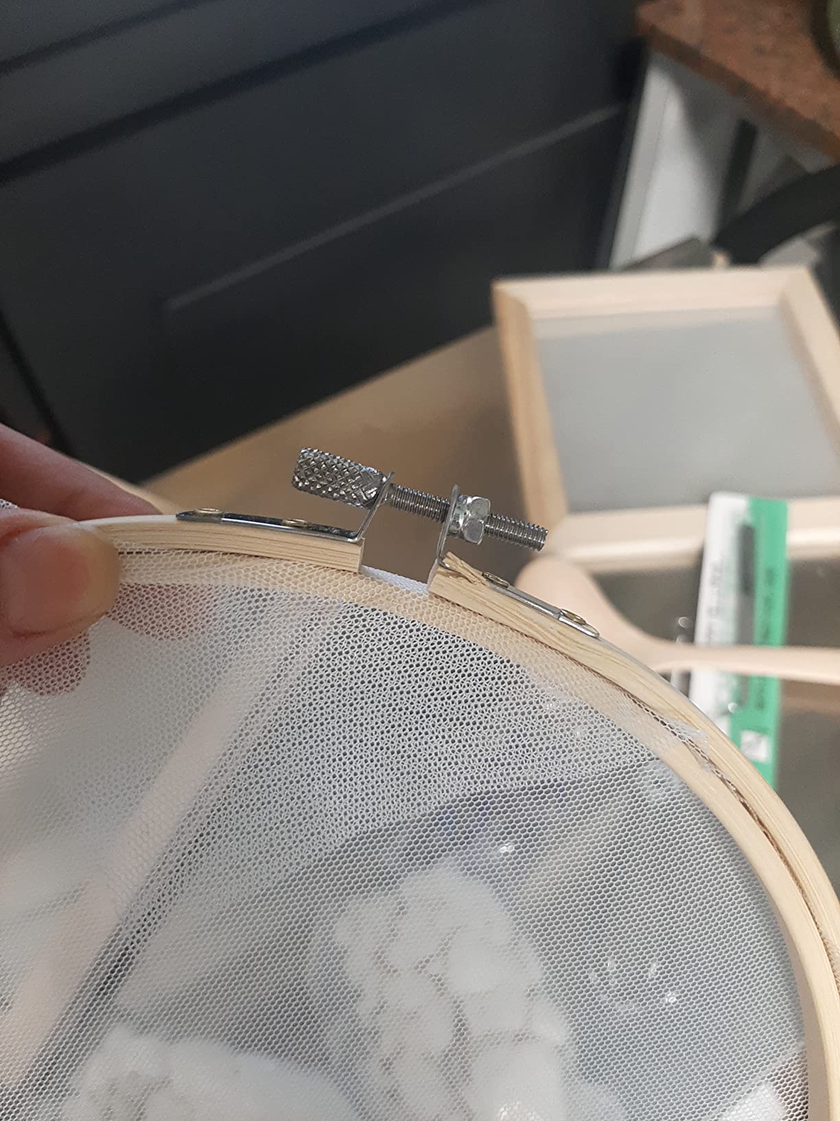 Cayway kit fabrication papier 9 pièces 3 cadres bois fleurs séchées