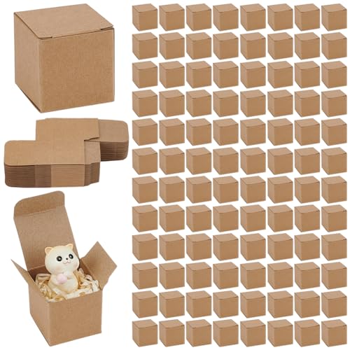 BENECREAT Boîtes Cadeau Kraft 3,8cm Mariage x150