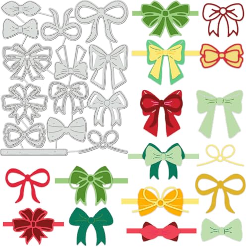 BENECREAT Dies Nœud Papillon 13 Pcs Scrapbooking