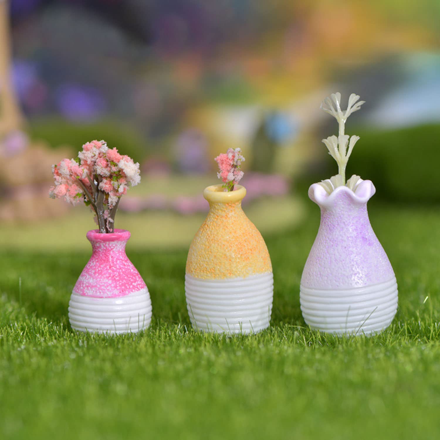 Cayway Style 2 Figurines Jardin Fées Miniatures 16 Pièces