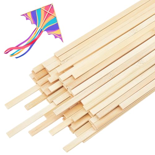 BENECREAT tiges bambou cerf-volant 400mm x100 rigide