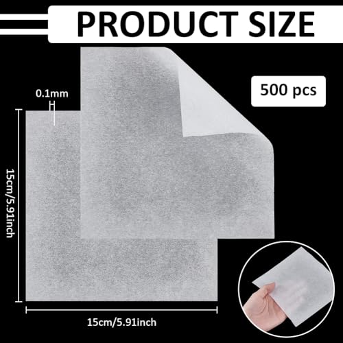BENECREAT Papier Soie Anti-Ternissement 15x15cm 500 Feuilles