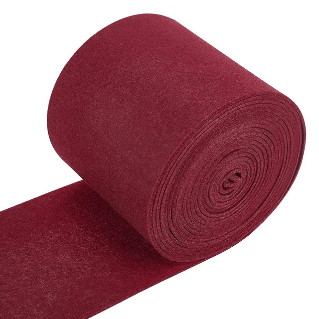 BENECREAT tissu feutre rouge foncé rouleau 6m 3mm