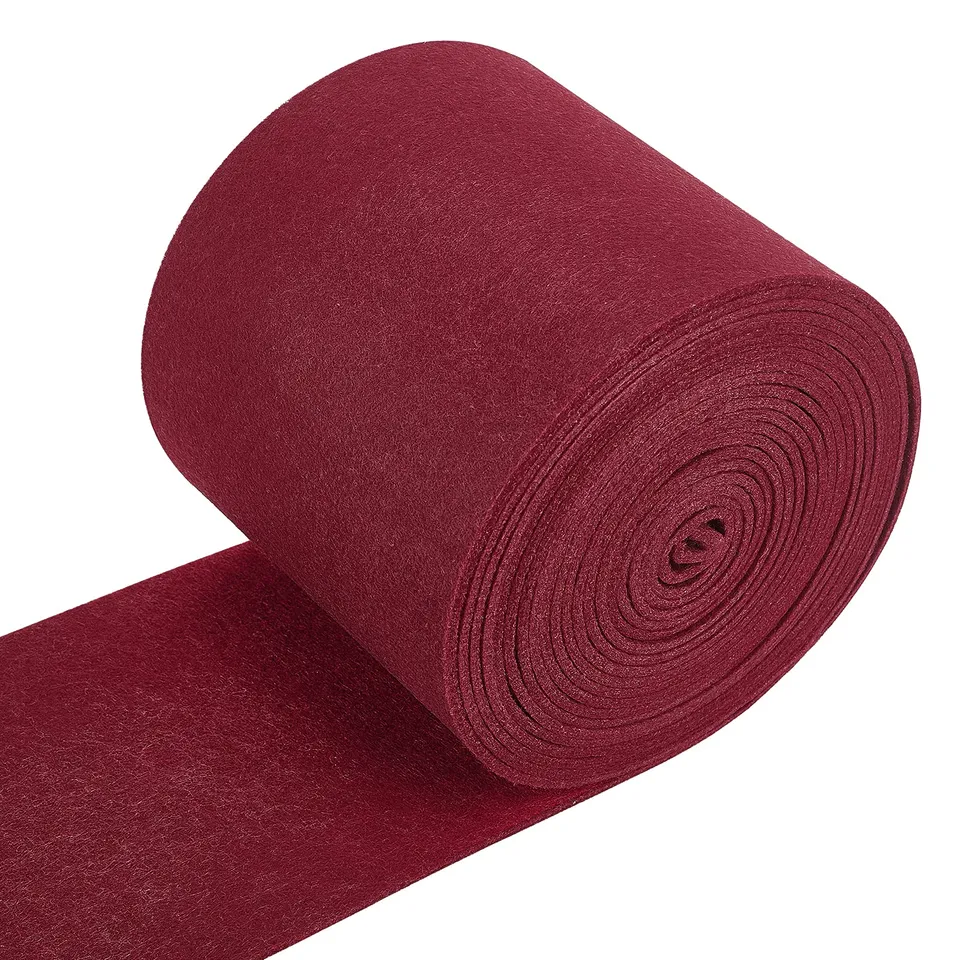BENECREAT tissu feutre rouge foncé rouleau 6m 3mm