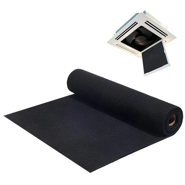 BENECREAT Filtre charbon actif feuille ventilation 144x41 cm