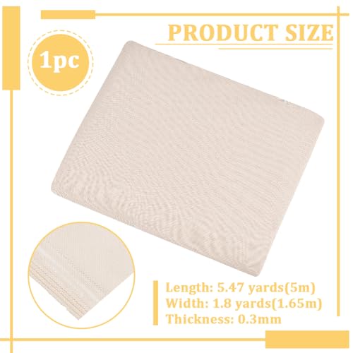BENECREAT Tissu Maille Stretch Bisque 1,55x1,65 m