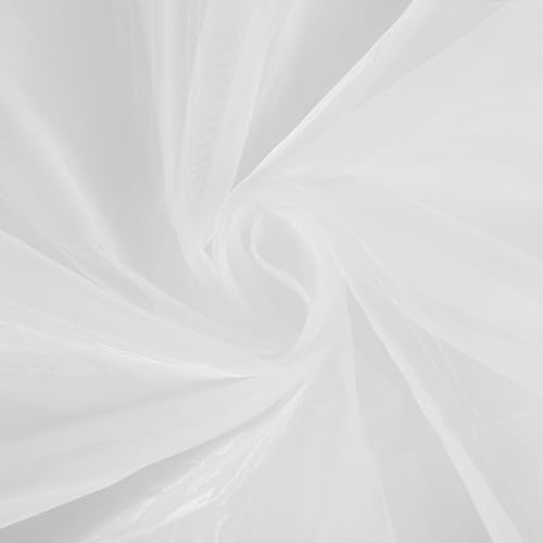 BENECREAT Tissu Crinoline Blanc 1,6x2m organza rigide