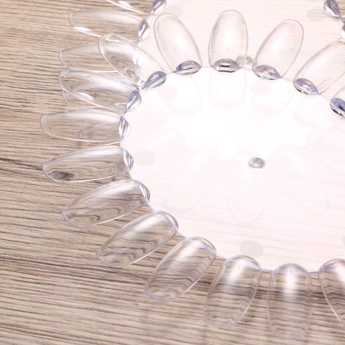 ROSENICE Nuancier Ongles Rond Transparent 20 Teintes 10 Pièces