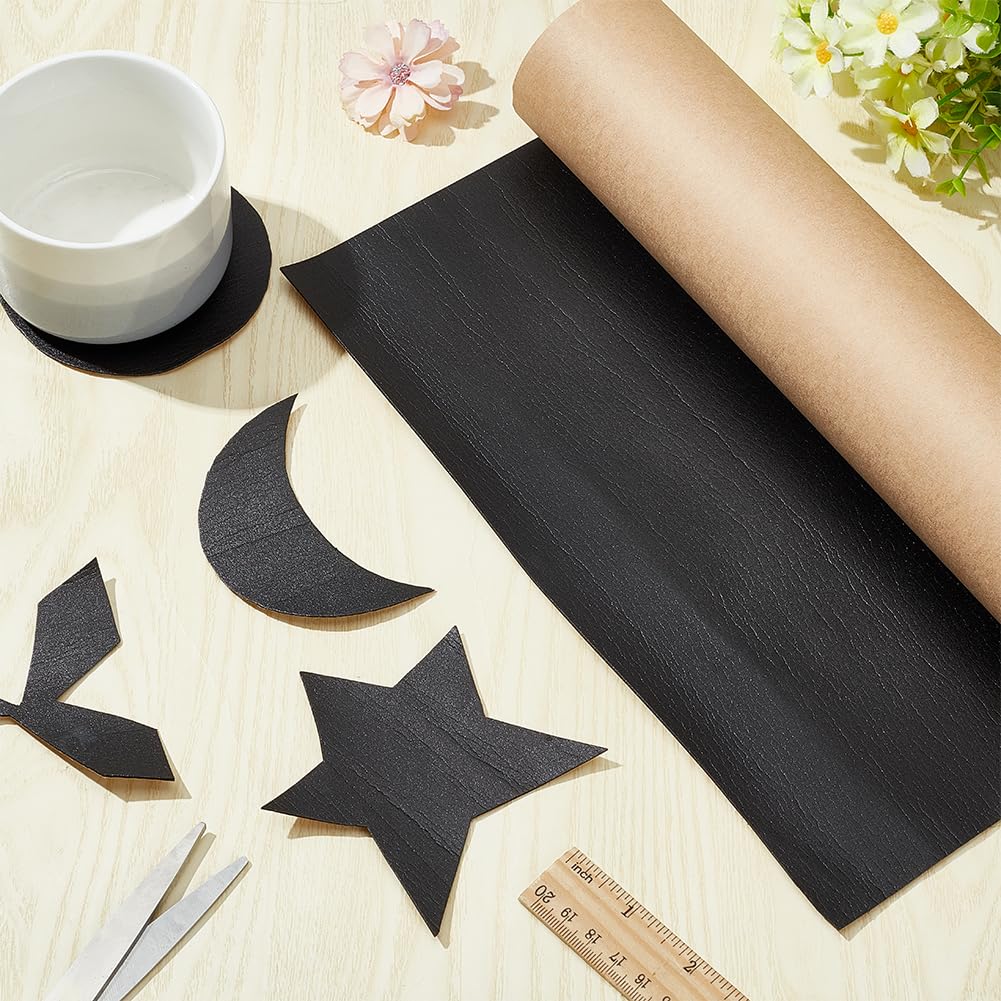 BENECREAT Rouleau Mousse EVA Adhésive Noire 2mx30cm 1mm