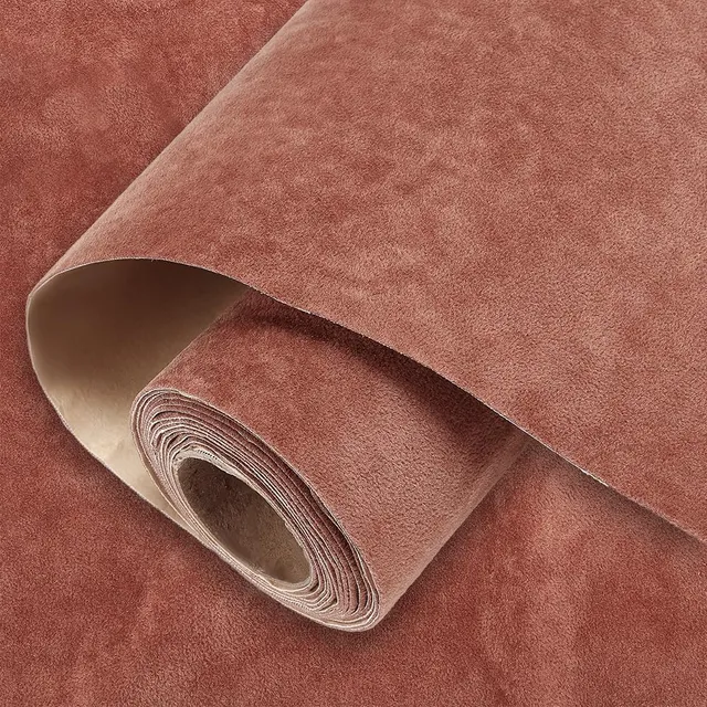BENECREAT Velours auto-adhésif brun coco 3 m x 40 cm rouleau