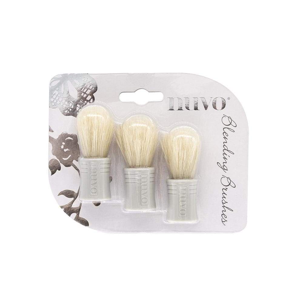 Nuvo Blending Brush pinceau estompe lot de 3 poils denses