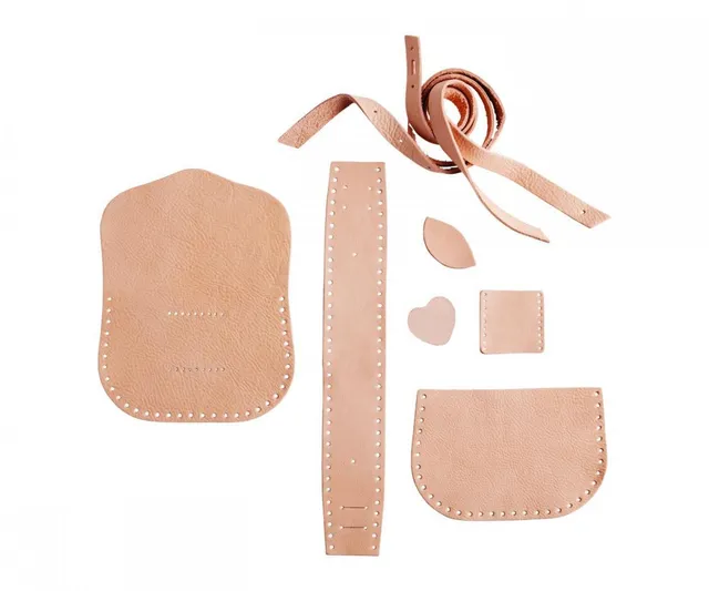 Tandy Leather Eva kit sac cuir naturel lot 10