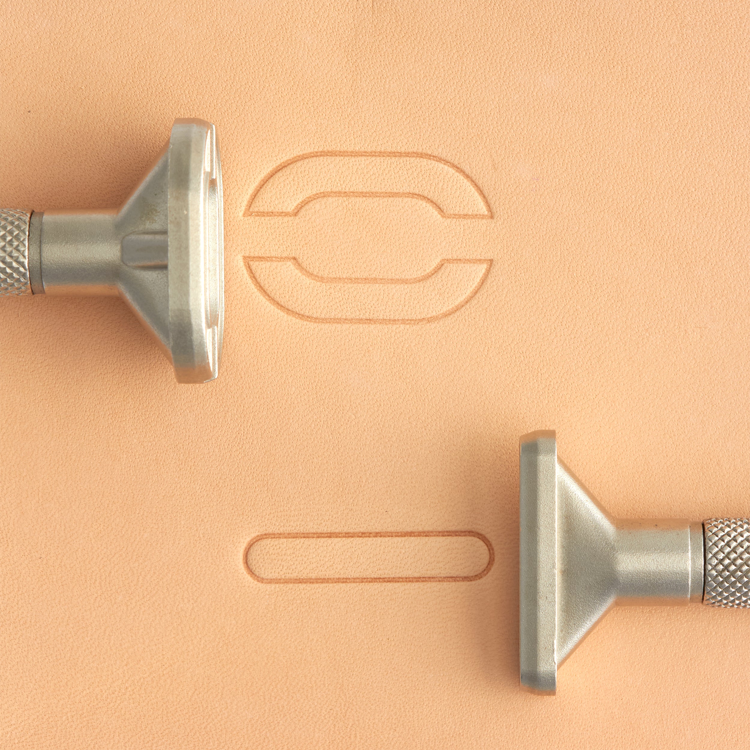 Tandy Leather Craftool 0614-0615 tampons cuir chaîne lot 2