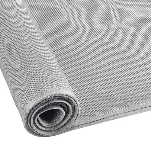 BENECREAT Tissu Maille Stéréo Haut-Parleur Gris 142x137cm