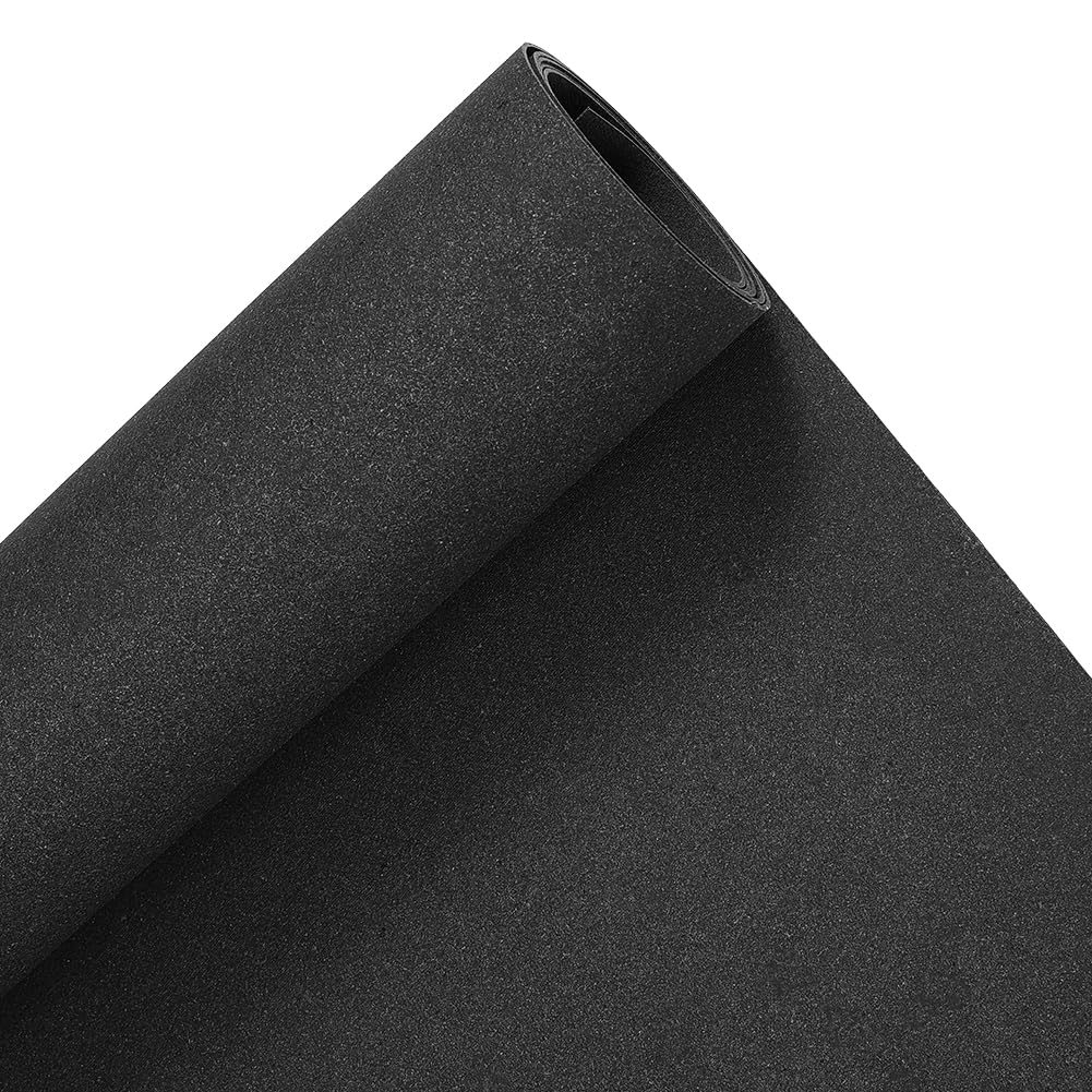 BENECREAT Rouleau Simili Cuir Noir 150x30 cm 1,2 mm