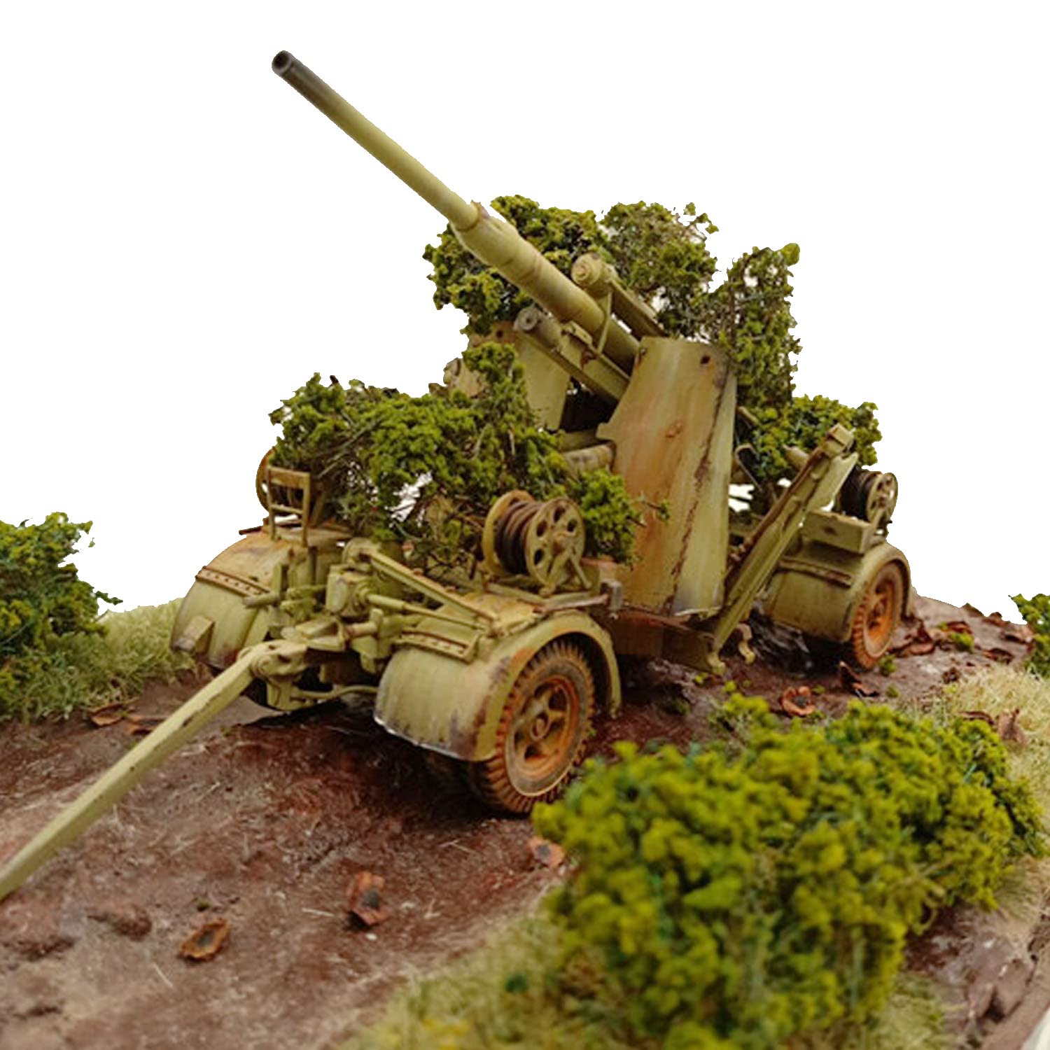 Cayway Décor Train Miniature Herbe Arbustes Style 4