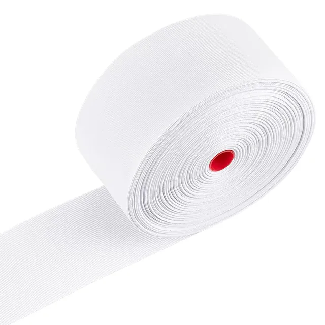 BENECREAT ruban rideau blanc tissé 82mm 50m