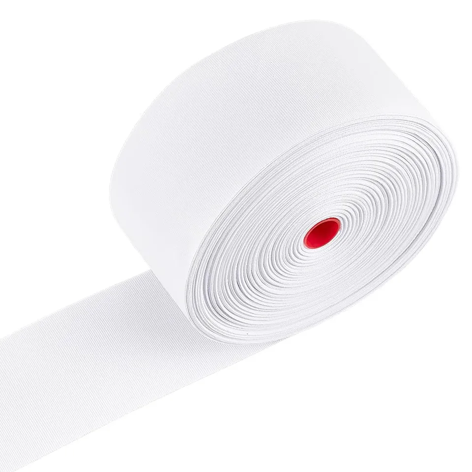 BENECREAT ruban rideau blanc tissé 82mm 50m