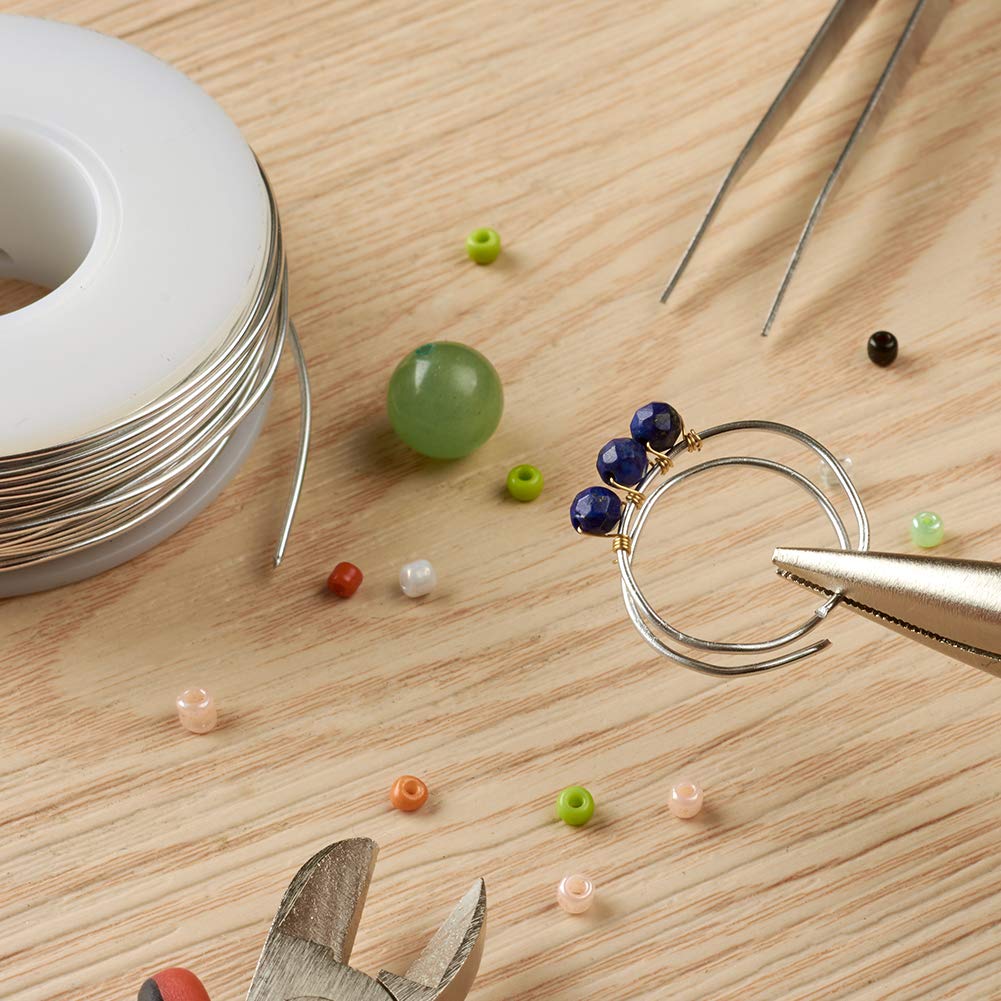 BENECREAT fil aluminium 18 gauge 1 mm 6 rouleaux couleur