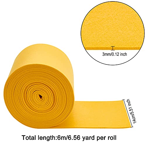 BENECREAT rouleau feutre blanc 6 m x14 cm 3 mm