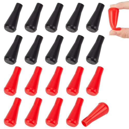 BENECREAT Pointes Flèches Caoutchouc 8mm 20pcs 2 couleurs