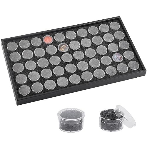 BENECREAT Boîte Rangement Plastique 50 Pots 37,5cm