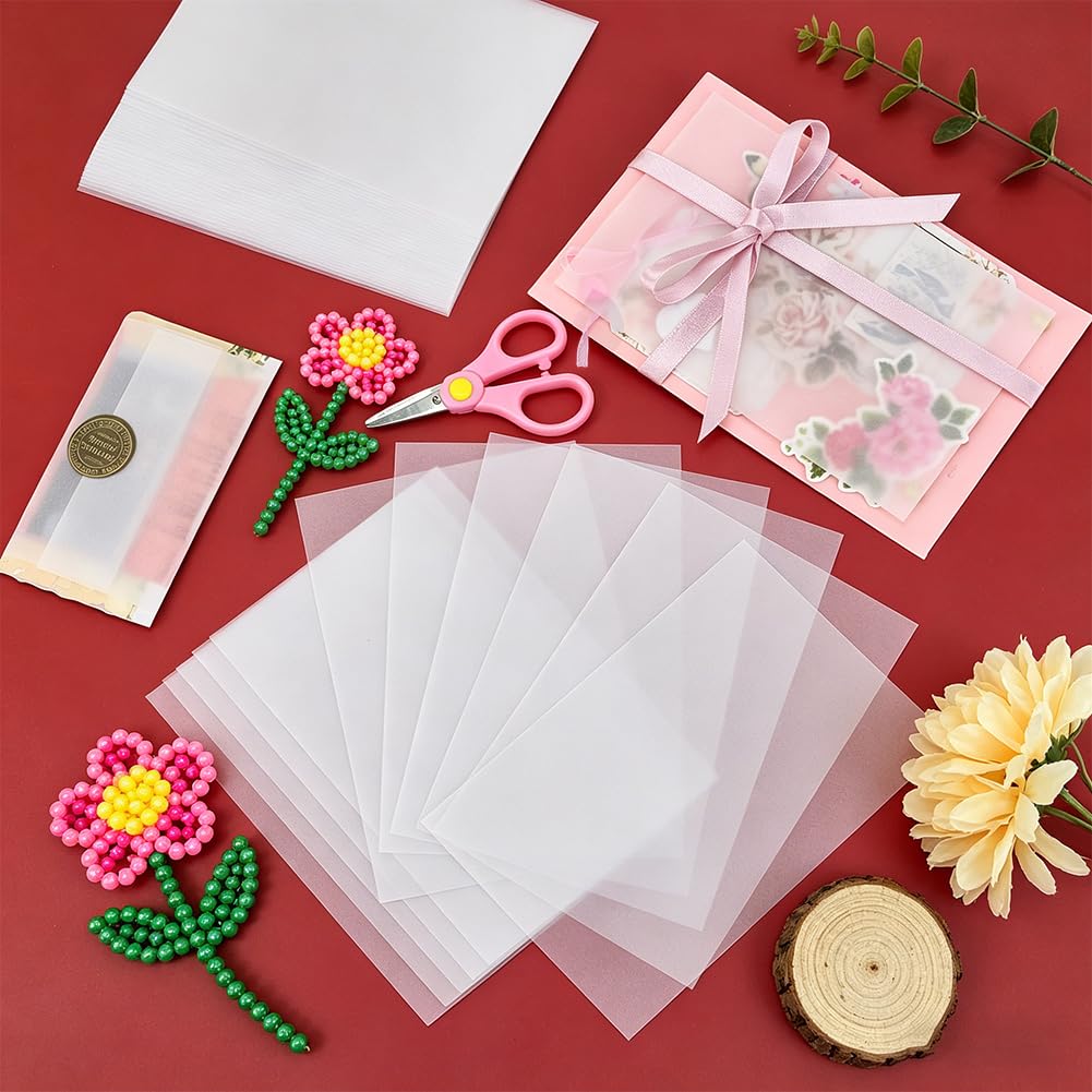 BENECREAT Papier vélin blanc 150x101mm 150 feuilles calque