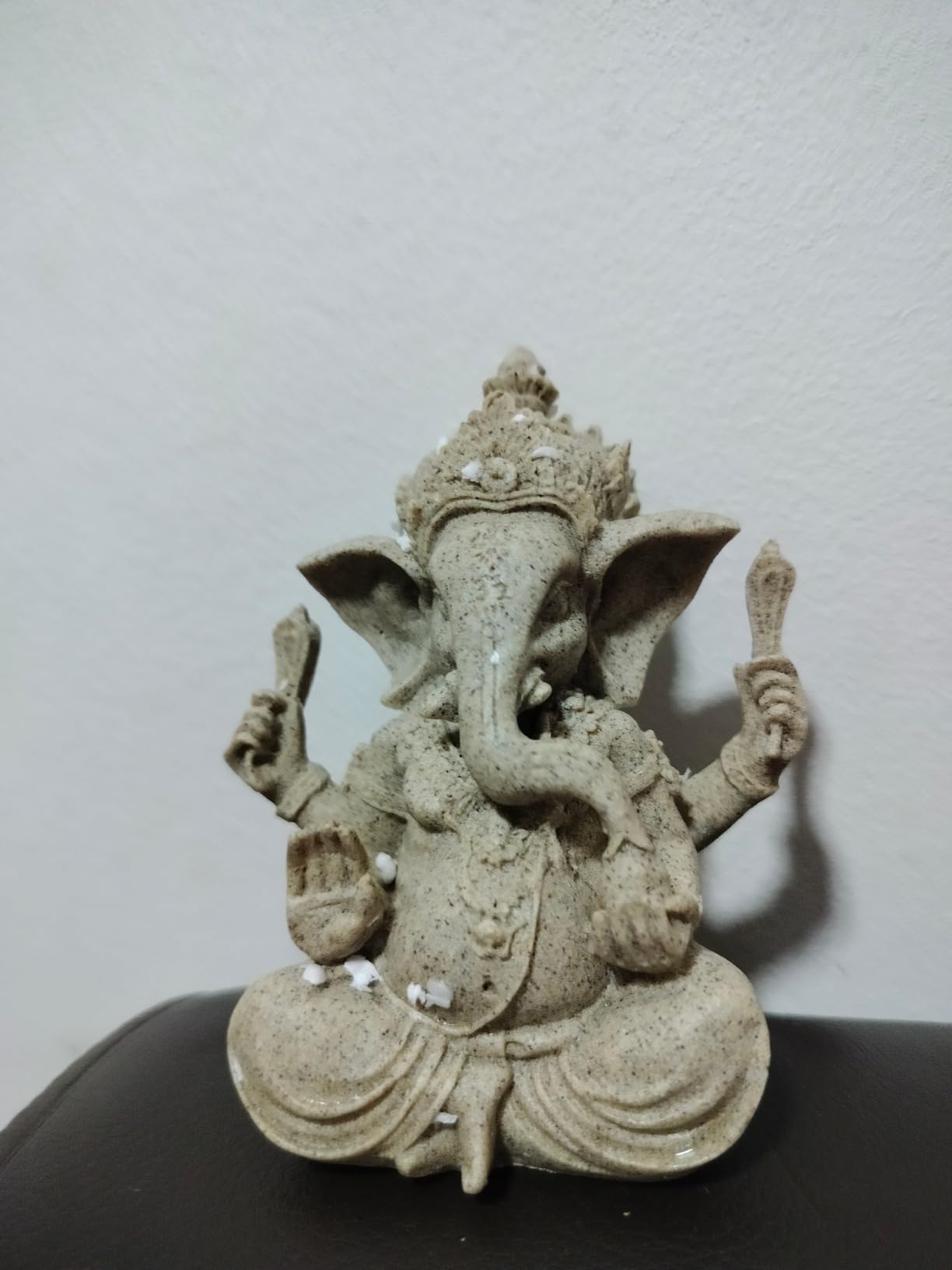 Rosenice Ganesh Statue Éléphant Grès 10x9x13 cm