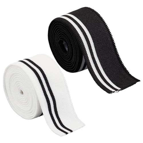 BENECREAT Tissu Poignets Côtelés Élastique 110x30 cm x4