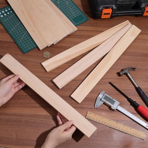 BENECREAT Lattes bois pin 400x10mm lot 10 brut