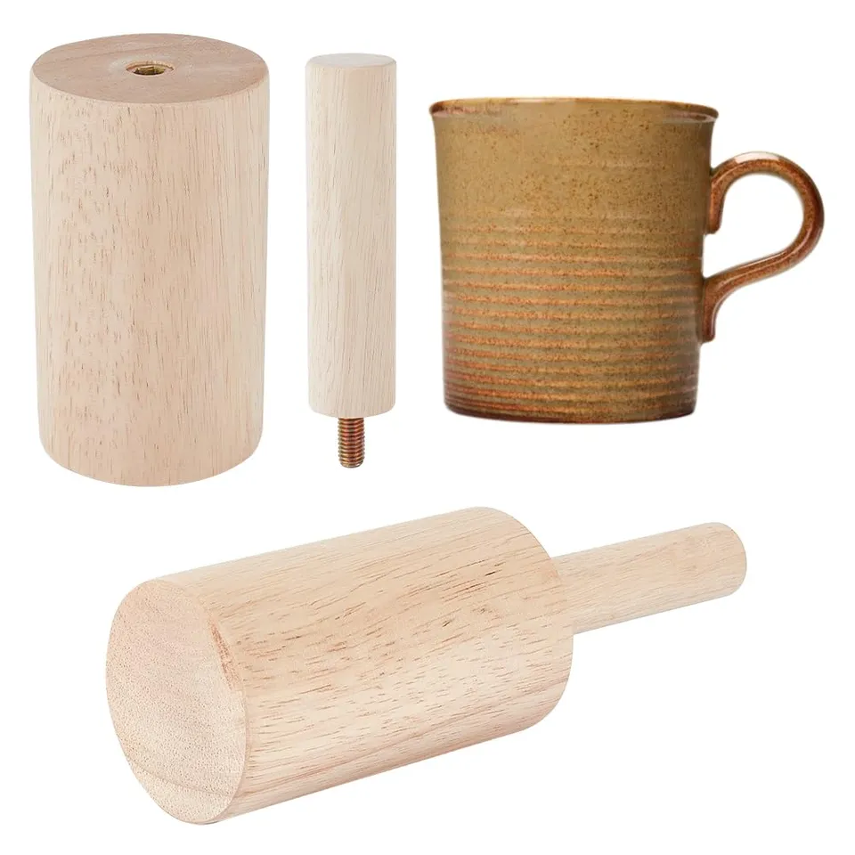 BENECREAT Moule Tasse 220x70mm Outil Poterie Bois 70mm