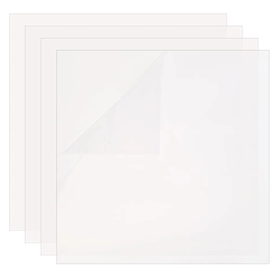 BENECREAT Feuille Silicone Blanche 250mm 2mm x4