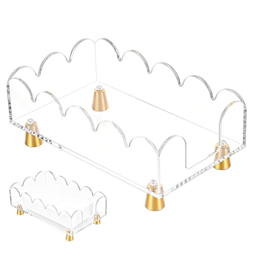 BENECREAT porte-serviettes acrylique transparent 220x130x60 mm