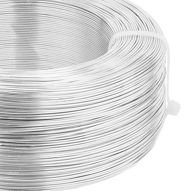 BENECREAT 0.8mm fil aluminium argent bobine 300m souple