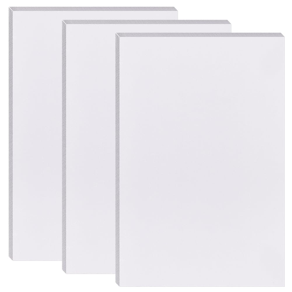 BENECREAT Feuille mousse PVC noire 30x20 cm 10 mm x3