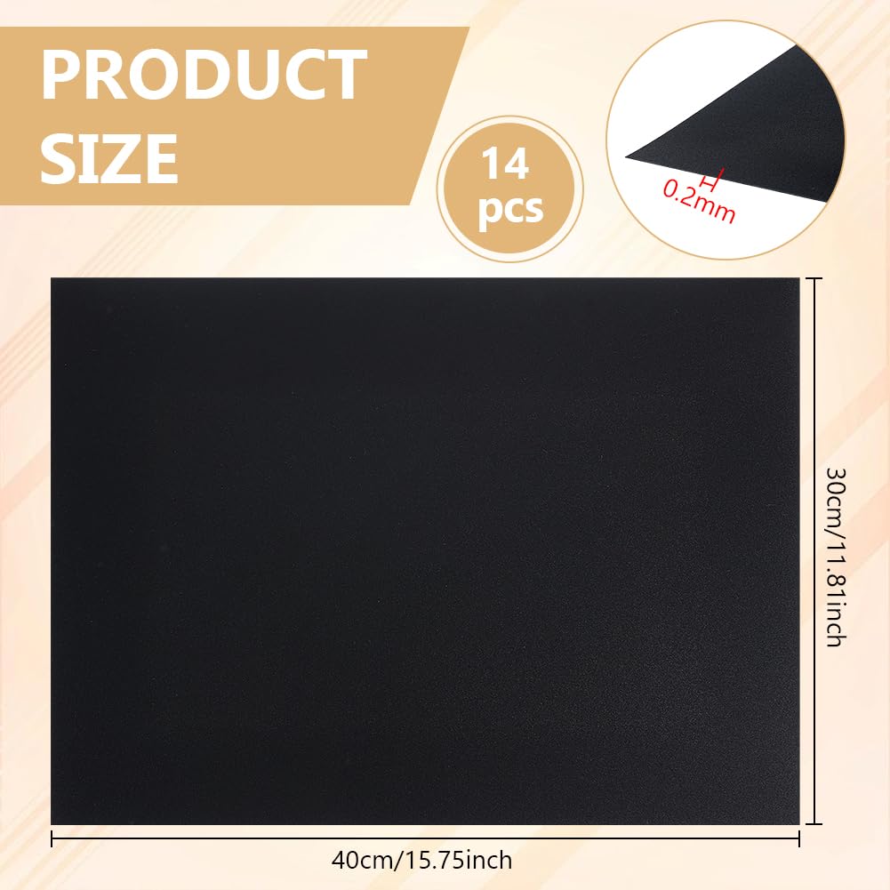 BENECREAT protection étagère plastique noir 40x30cm x14