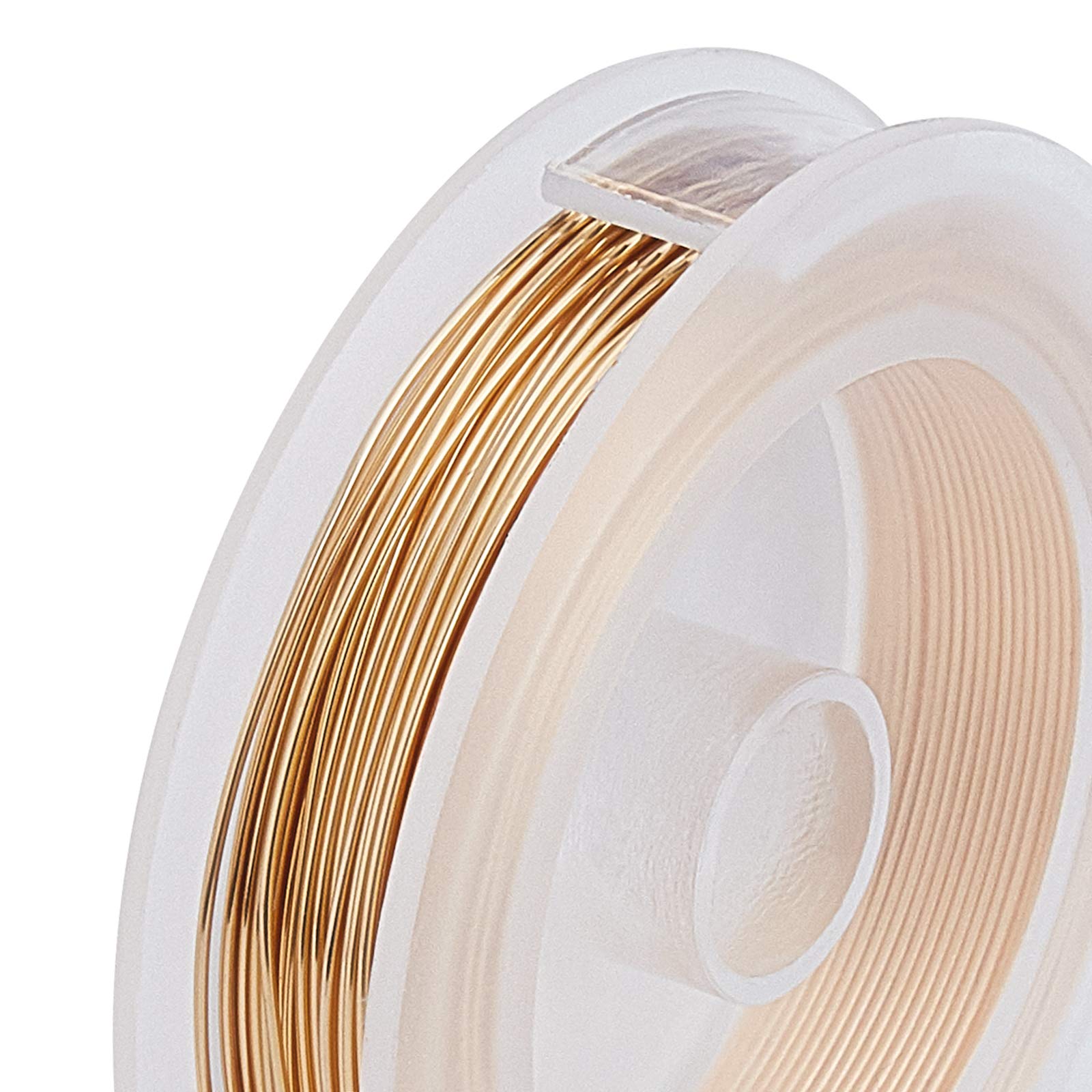 BENECREAT Fil cuivre 0,7 mm 20 m or clair anti-ternissement