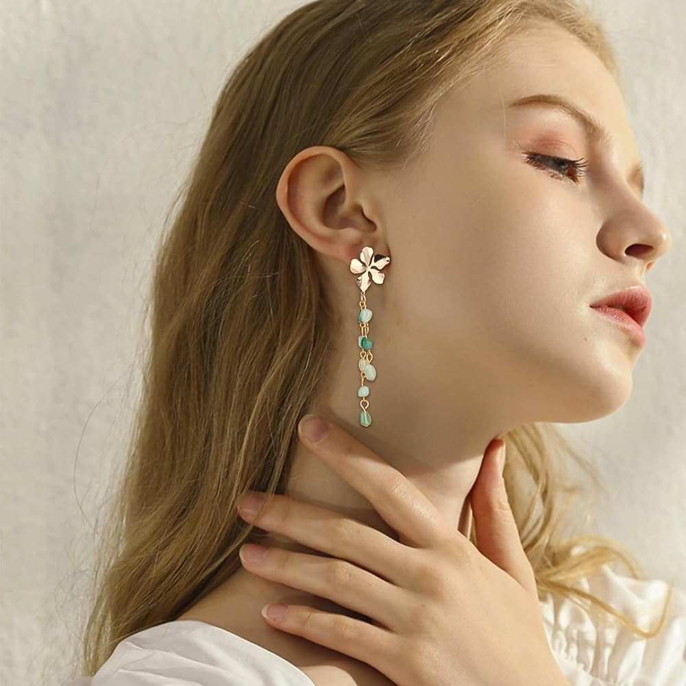 BENECREAT clous boucles d'oreilles plaqué or 18K 16 paires